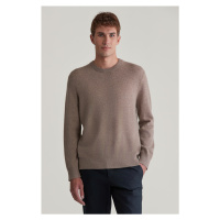 SVETR GANT CASHMERE C-NECK KHAKI MEL