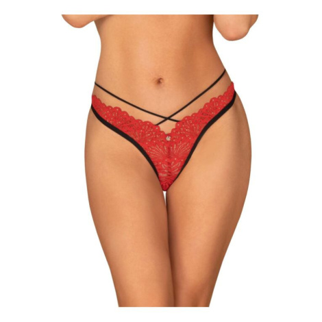 Tanga Mettia červená Obsessive