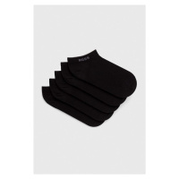 Ponožky BOSS 5-pack dámské, černá barva