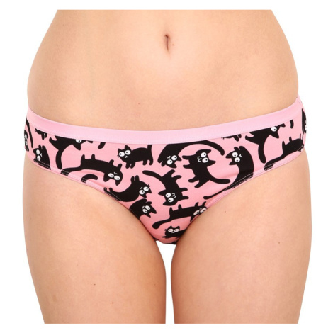 Veselé dámské kalhotky Dedoles Růžové kočky (GMFB079)