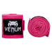 Venum KONTACT BOXING HANDWRAPS 4 M Bandáže, růžová, velikost