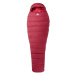 Péřový spacák Mountain Equipment Olympus 650 Long Women's Barva: červená