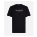 Tričko karl lagerfeld hotel karl crew neck t-shirt black