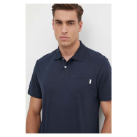 Bavlněné polo tričko Pepe Jeans HOLDEN tmavomodrá barva, PM542154