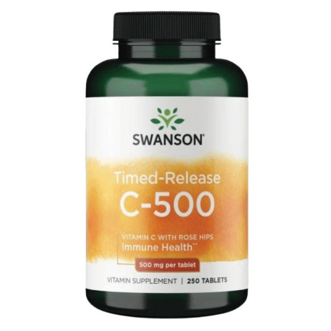 Swanson Vitamin C with Rose Hips - Timed release 500 mg 250 tablet