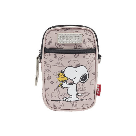 Růžová taška přes rameno Snoopy Peanuts | Modio.cz