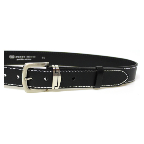 PENNY BELTS 09NKS-1B Pánský kožený opasek černý