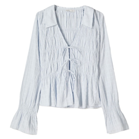 Bershka Halenka chladná modrá