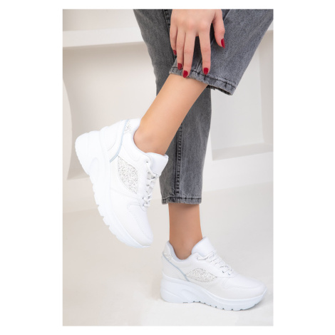 Soho Women's White Sneakers 18708