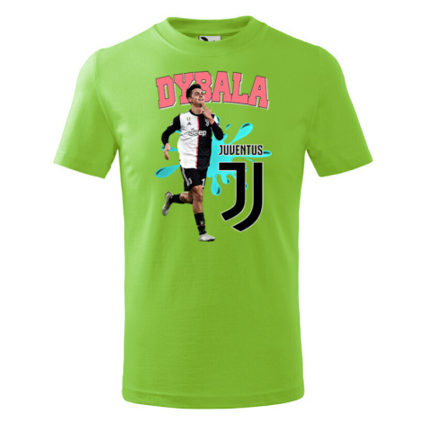 Dětské tričko s potiskem Paulo Dybala -  dětské tričko pro milovníky fotbalu BezvaTriko