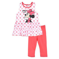 DISNEY MINNIE MOUSE DÍVČÍ RŮŽOVÝ SET HALENKA+LEGÍNY Barevná