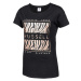 Russell Athletic PRINTED S/S TEE Dámské tričko, černá, velikost