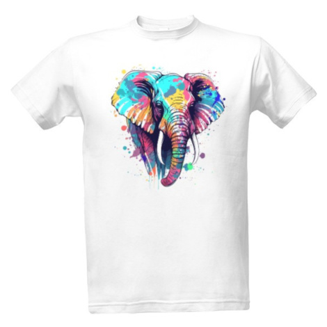 Pánské tričko Barevný slon