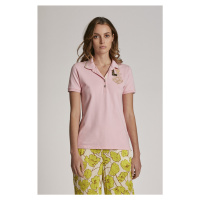 Polokošile la martina woman polo s/s piquet stretch růžová