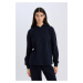 DEFACTO Relax Fit Hooded Basic Plain Sweatshirt