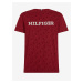 Červené pánské vzorované tričko Tommy Hilfiger