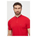 Polo tričko Tommy Hilfiger červená barva, MW0MW34752