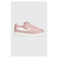 Dětské sneakers boty Fila FXVENTUNO F velcro růžová barva