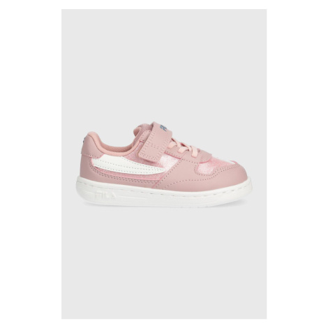 Dětské sneakers boty Fila FXVENTUNO F velcro růžová barva