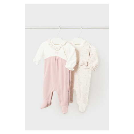 Dětský bavlněný overal Mayoral Newborn 2-pack