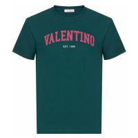 VALENTINO Logo Green tričko