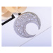 Éternelle Brož Swarovski Elements Stacey Silver - měsíc B8020-XR-05467(3) Bílá/čirá