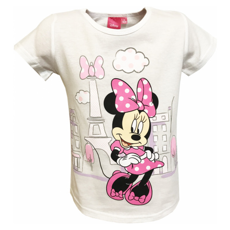 Dívčí tričko - Minnie Mouse 173, bílá