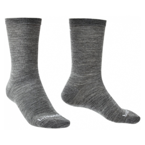 Ponožky Bridgedale Liner Thermal Liner Boot x2 grey/806 M (6-8,5)