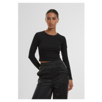 Dámský organický Cropped Longsleeve černý