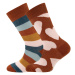EWERS Ponožky aqua modrá / rezavě hnědá / petrolejová / růžová