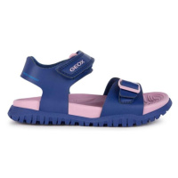 Geox J SANDAL FUSBETTO G. A Dětské dívčí sandály, tmavě modrá, velikost