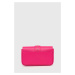 Kožená kabelka Pinko fialová barva, 100061.A0F1