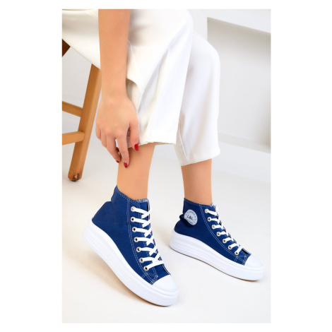 Soho Blue Women's Sneakers 18651