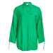 Vila Klaria Oversize Shirt L/S - Bright Green Zelená