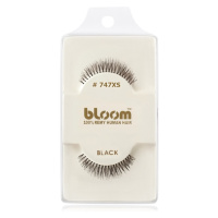 Bloom Natural nalepovací řasy z přírodních vlasů No. 747XS (Black) 1 cm