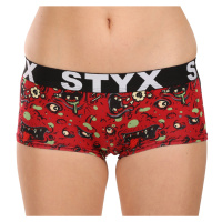 Dámské kalhotky Styx art s nohavičkou zombie (IN1451)