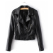 Luxusní dámská bunda motorkářského stylu - Černá FashionEU