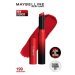 Maybelline New York Color Sensational Ultimatte Lipstick - 199 More Ruby Červená