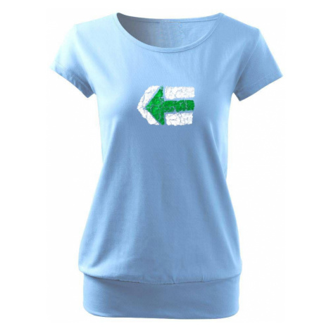 Párová značka zelená - Volné triko city