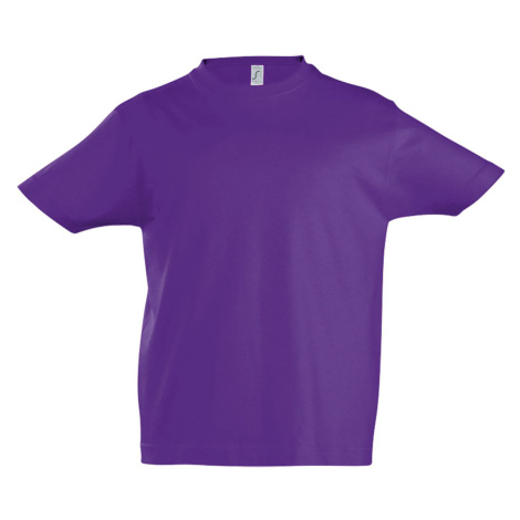 SOĽS Imperial Kids Dětské triko s krátkým rukávem SL11770 Dark purple SOL'S
