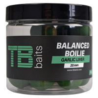 Tb baits vyvážené boilie balanced + atraktor garlic liver 100 g - 24 mm