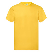 Original Fruit of the Loom Men's Yellow T-Shirt