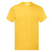 Original Fruit of the Loom Men's Yellow T-Shirt