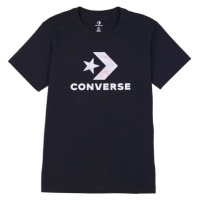 Converse SEASONAL STAR CHEVRON SS TEE Dámské tričko, černá, velikost