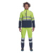 Cerva Granada Pánská HI-VIS softshellová bunda 03010592 žlutá/navy