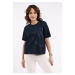 Volcano Woman's T-Shirt T-Ciri Navy Blue