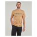 Timberland Camo Linear Logo Short Sleeve Tee Béžová