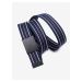 Tmavě modrý pánský pruhovaný pásek Ombre Clothing