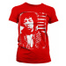 Jimi Hendrix tričko, Distressed Red, dámské