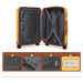 Konofactory Žlutá sada pevných luxusních kufrů "Journey" - S (20l), M (35l), L (65l), XL (100l)